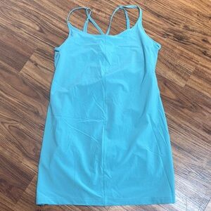 Columbia Strapless Dress/skort in Aqua